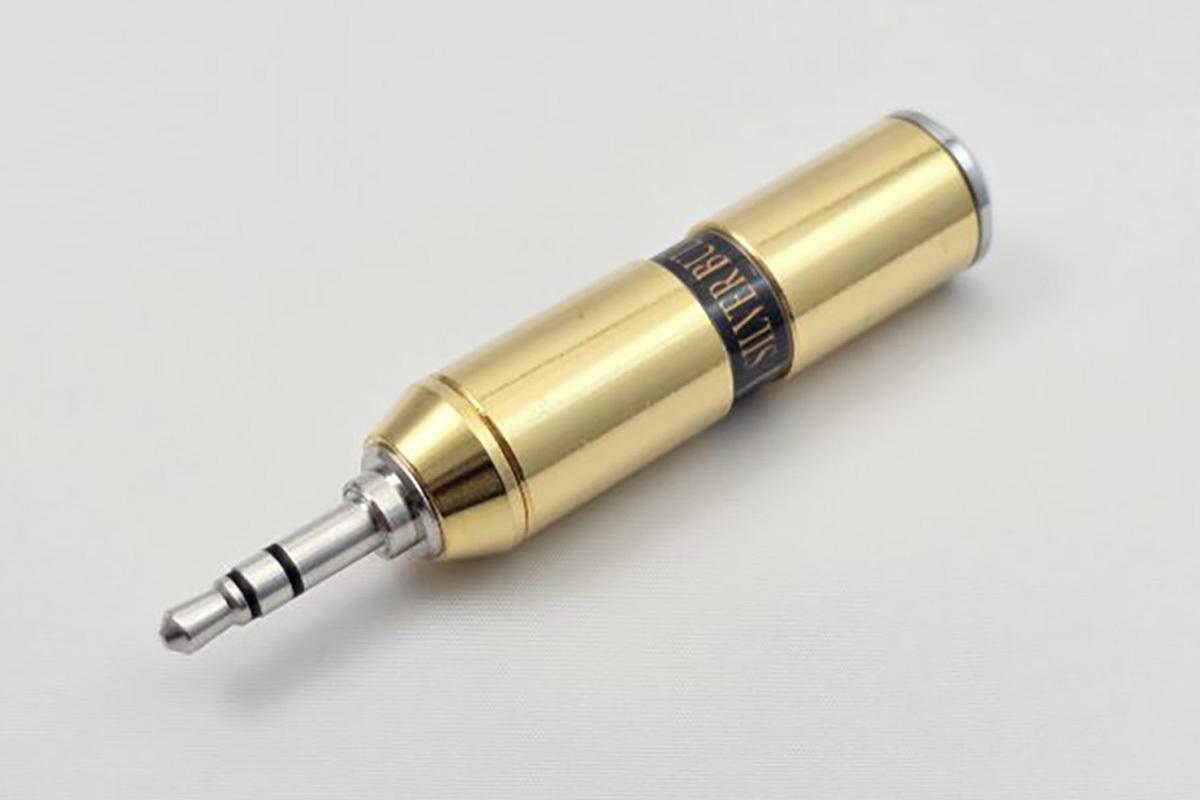 オーディオみじんこ、3.5mmステレオミニ端子用仮想アース「SILVER