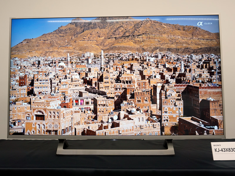 ソニー、カラバリも揃える手頃な価格の4K/HDR対応テレビ「BRAVIA