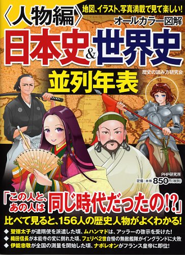 オールカラー図解］日本史＆世界史並列年表＜人物編＞ | 書籍 | PHP研究所