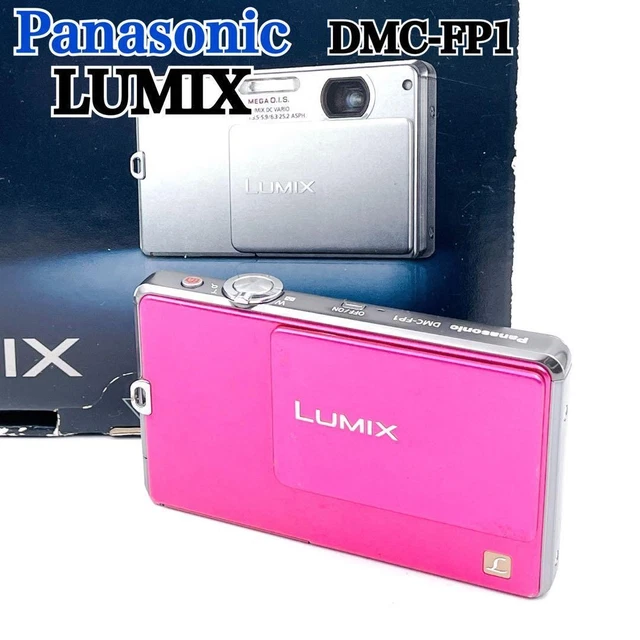 LUMIX DMC-FP1 ピンク 動作確認済 コンデジ スクエアデザイン