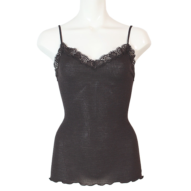 Oscalito】【オスカリート】 3408 シルクXウール キャミソール Moka