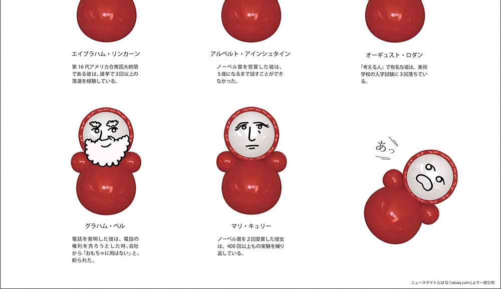 学生賞 「七転び八起き」