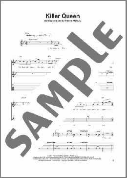 バンド楽譜】Killer Queen / Queen(ギタースコア)
