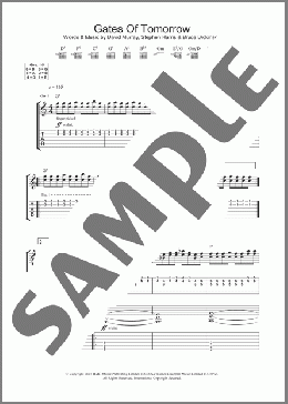 ギター楽譜】Gates Of Tomorrow / Iron Maiden(ソロ)