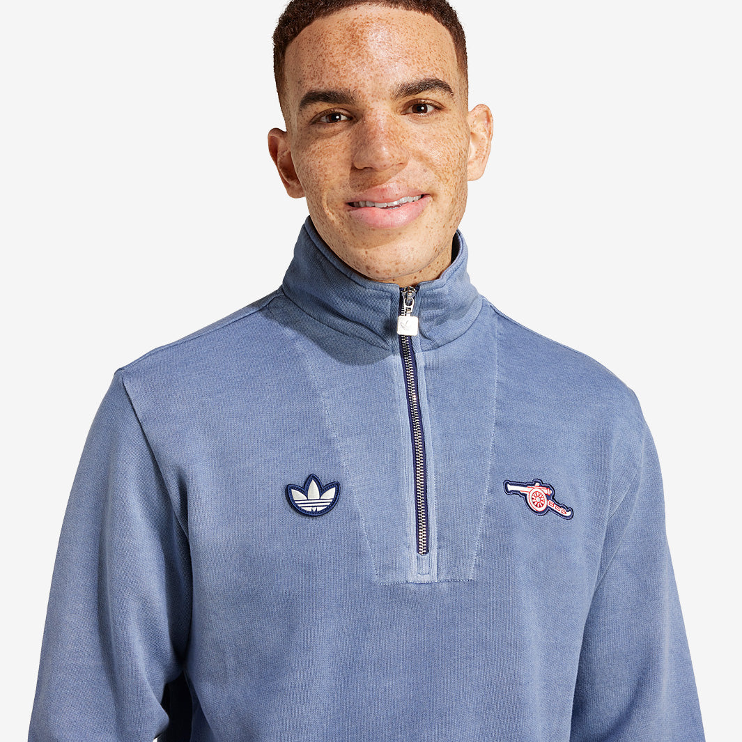 adidas Originals Arsenal 24/25 Terrace Icon 1/2 Zip Top - Night