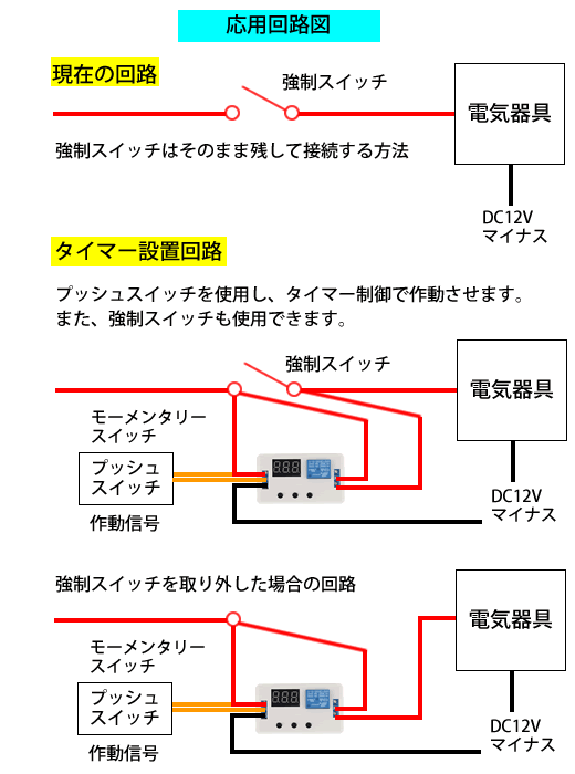 PROJECTK/デジタル制御タイマーリレーモジュール/DC12V-10A