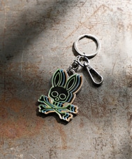 バニーモチーフ マルチカラー キーリング｜Psycho Bunny｜サイコバニー