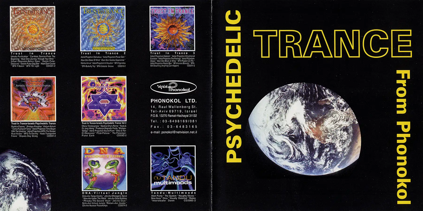 The Astral Files by Astral Projection album, CD from 1996 at PsyDB