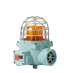 SNESLR 防爆/耐圧防爆型 LED回転警光灯&サイレンブザー、サイレン音