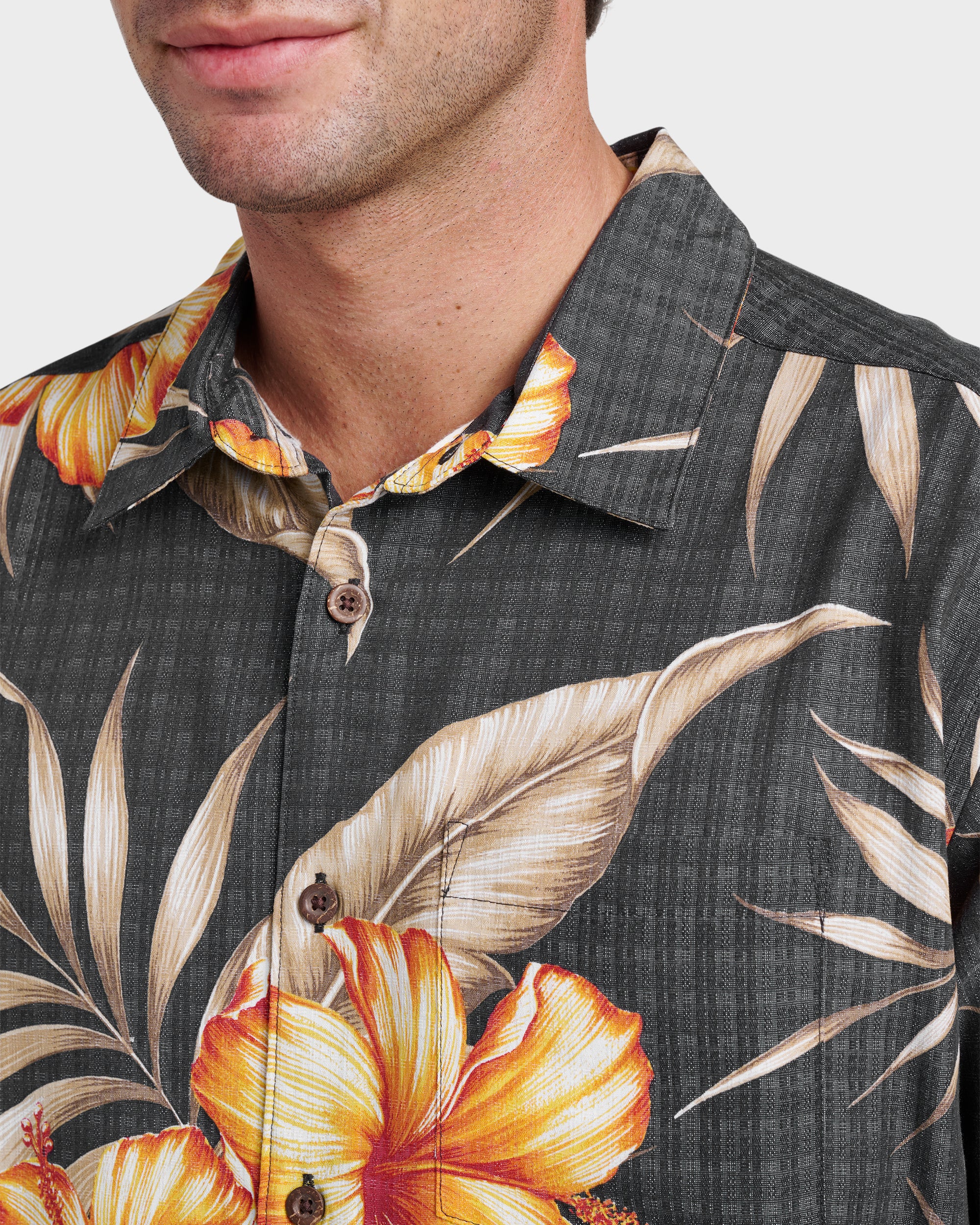 Waterman Tropical Dream Shirt - Black | Quiksilver