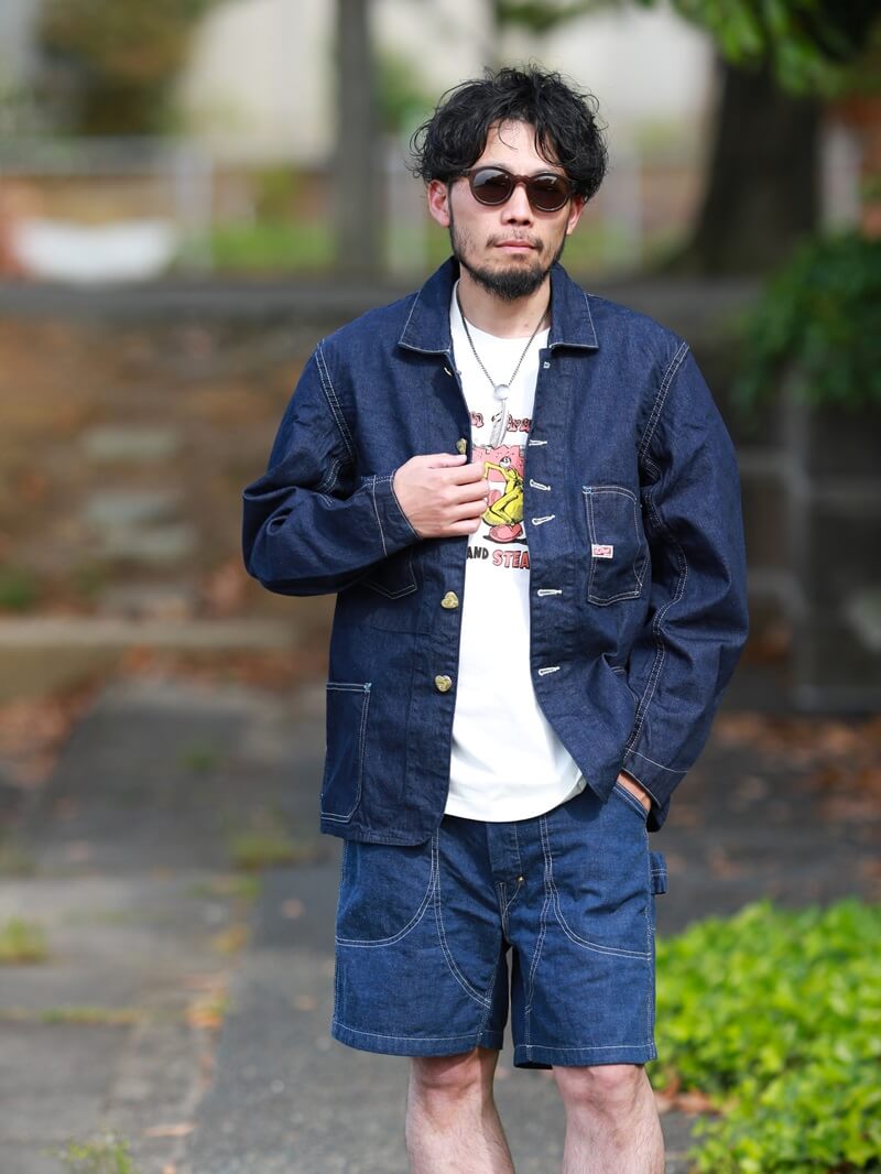 TCB jeans TCBジーンズ Painter Shorts 7.5oz ペインターパンツ 7.5oz