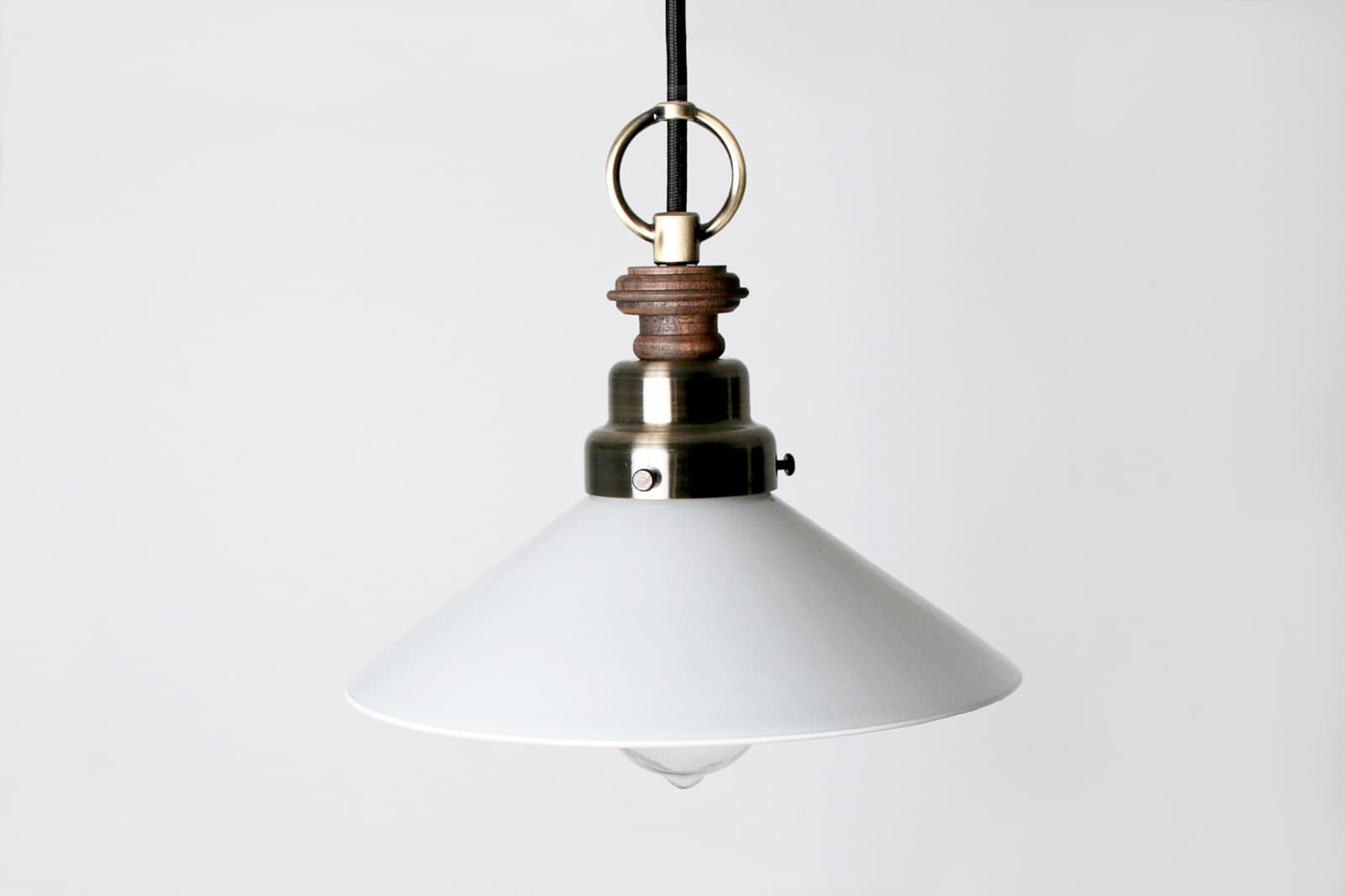 硝子の吊照明 乳白 | LT-PD017-01-G141 | ペンダント・シーリング