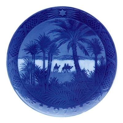 イヤープレート 1972年版 / 昭和47年|ロイヤル コペンハーゲン 公式