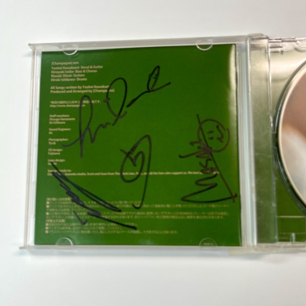 Alexandros] 直筆サイン入り インディーズ盤CD champagne | 音楽資料