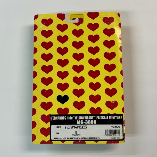 hide モデルギター イエローハート フィギュア フェルナンデス MG