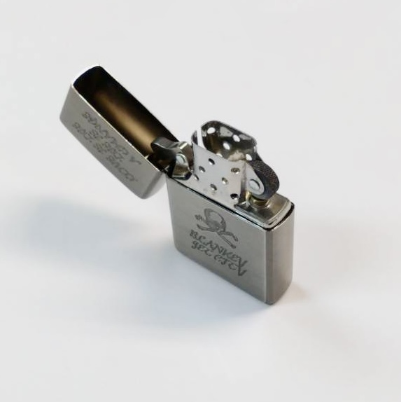 BLANKEY JET CITY ZIPPO 未使用 スカル柄 不良の森の英詞を刻印 | 音楽