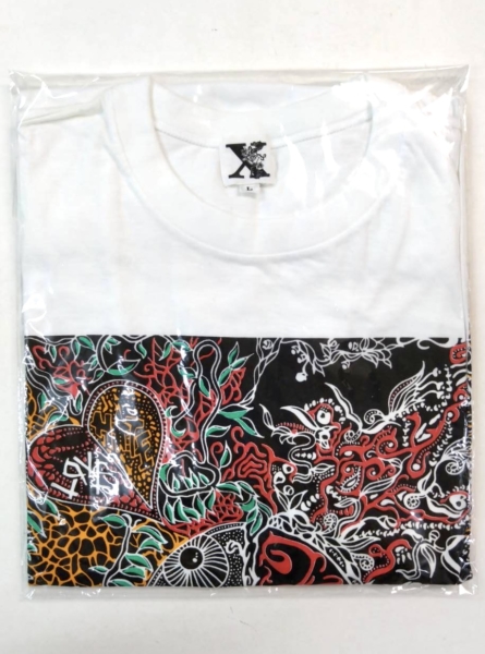 hide プリント・サイン入り hideデザイン X オフィシャル Tシャツ