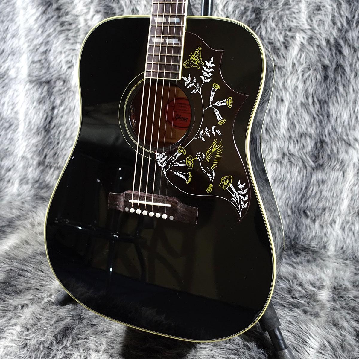 美品 ブラックハミングバード ピックアップ付エレアコ レリック加工 Epiphone Hummingbird Studio(Ebony) エピフォン ｜イケベ楽器店