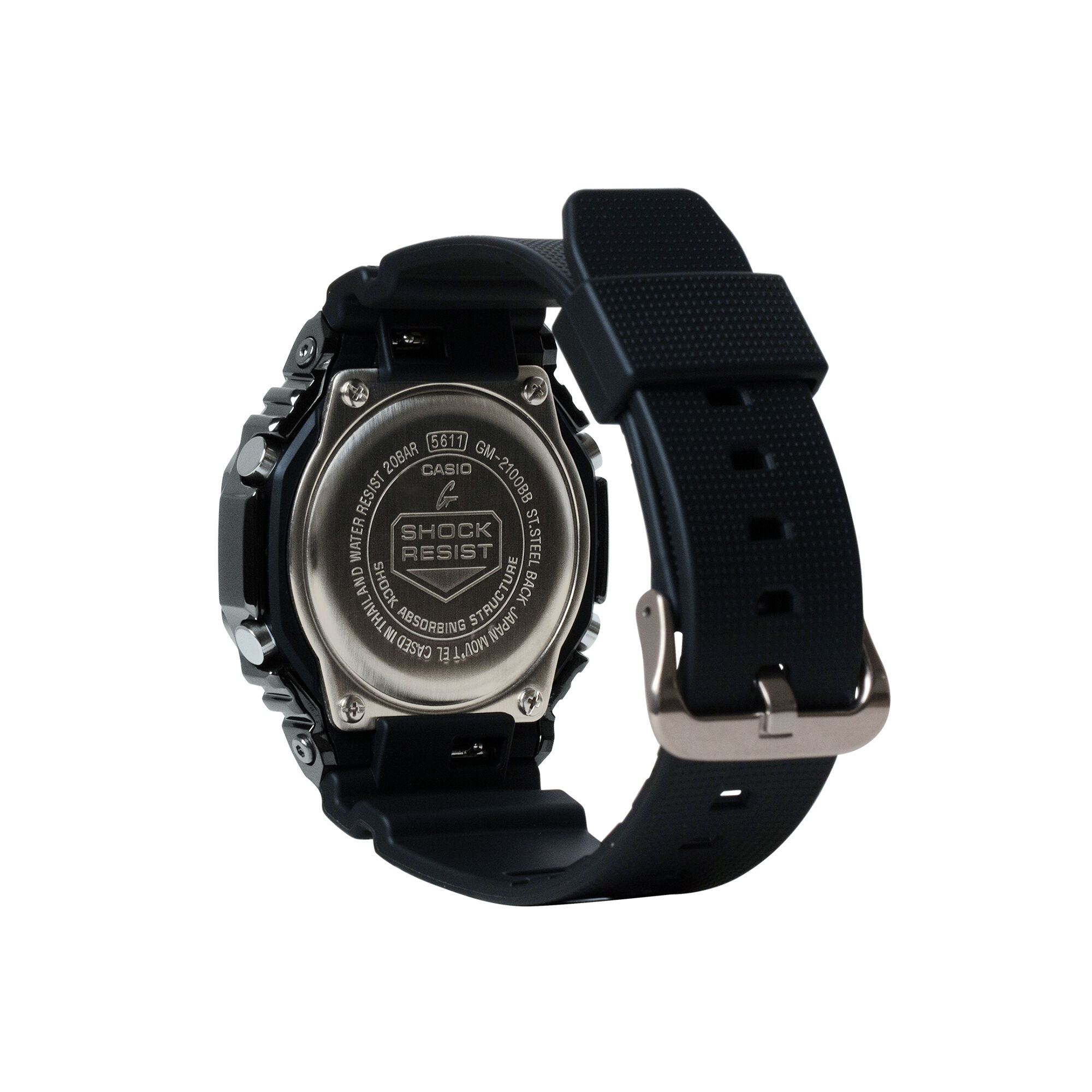 G-Shock Men's Black Stainless Steel Watch GM2100BB-1A