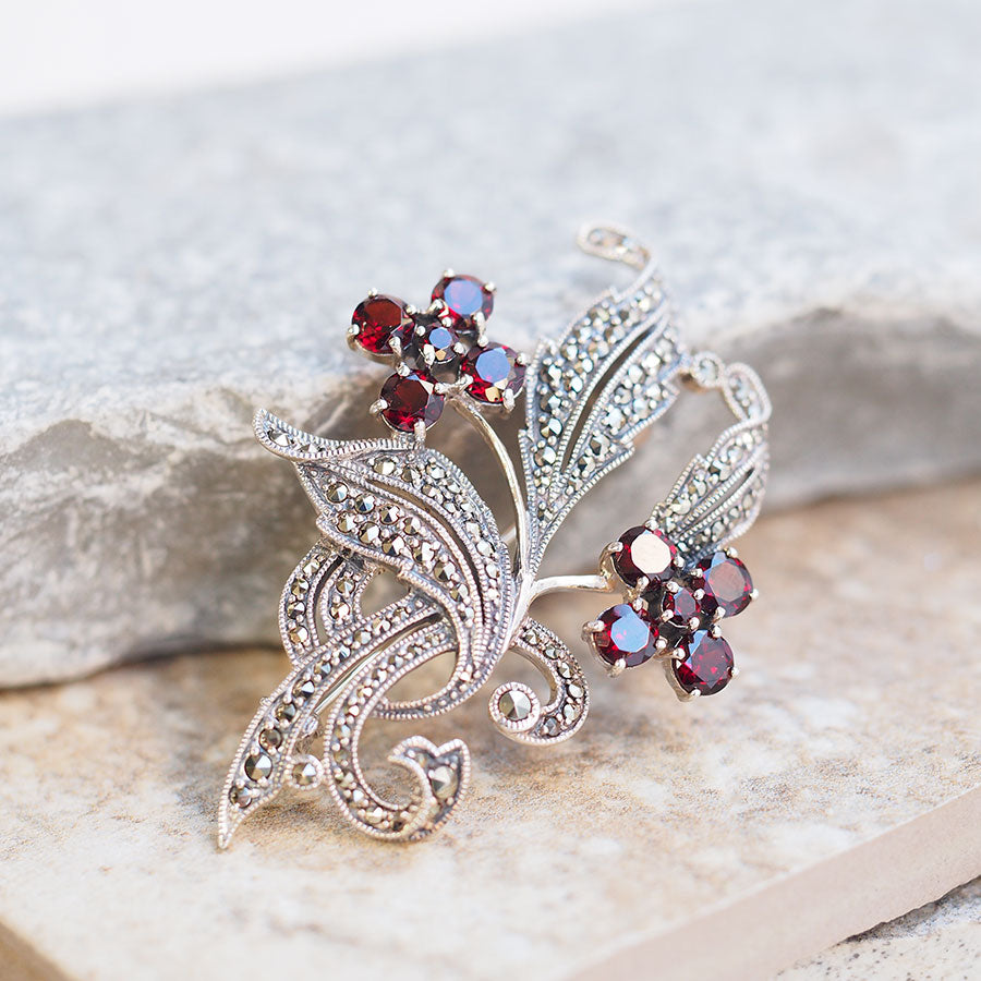 SV ガーネット＆マルカジット Red Fruitブローチ – 碌山ショップ