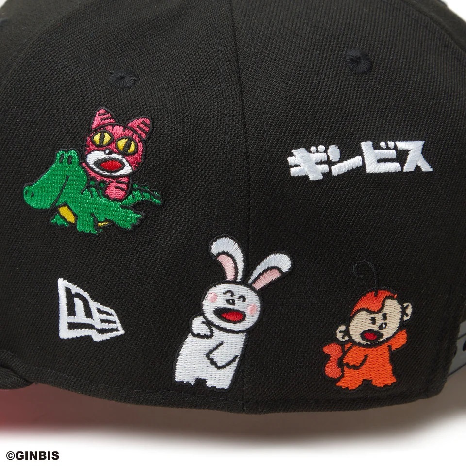 NEW ERA 9FIFTY たべっ子どうぶつ オールオーバー ブラック 14346929