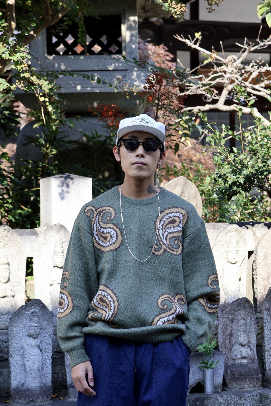CHALLENGER BIG PAISLEY C/N SWEATER CLG-KN 024-002 公式通販