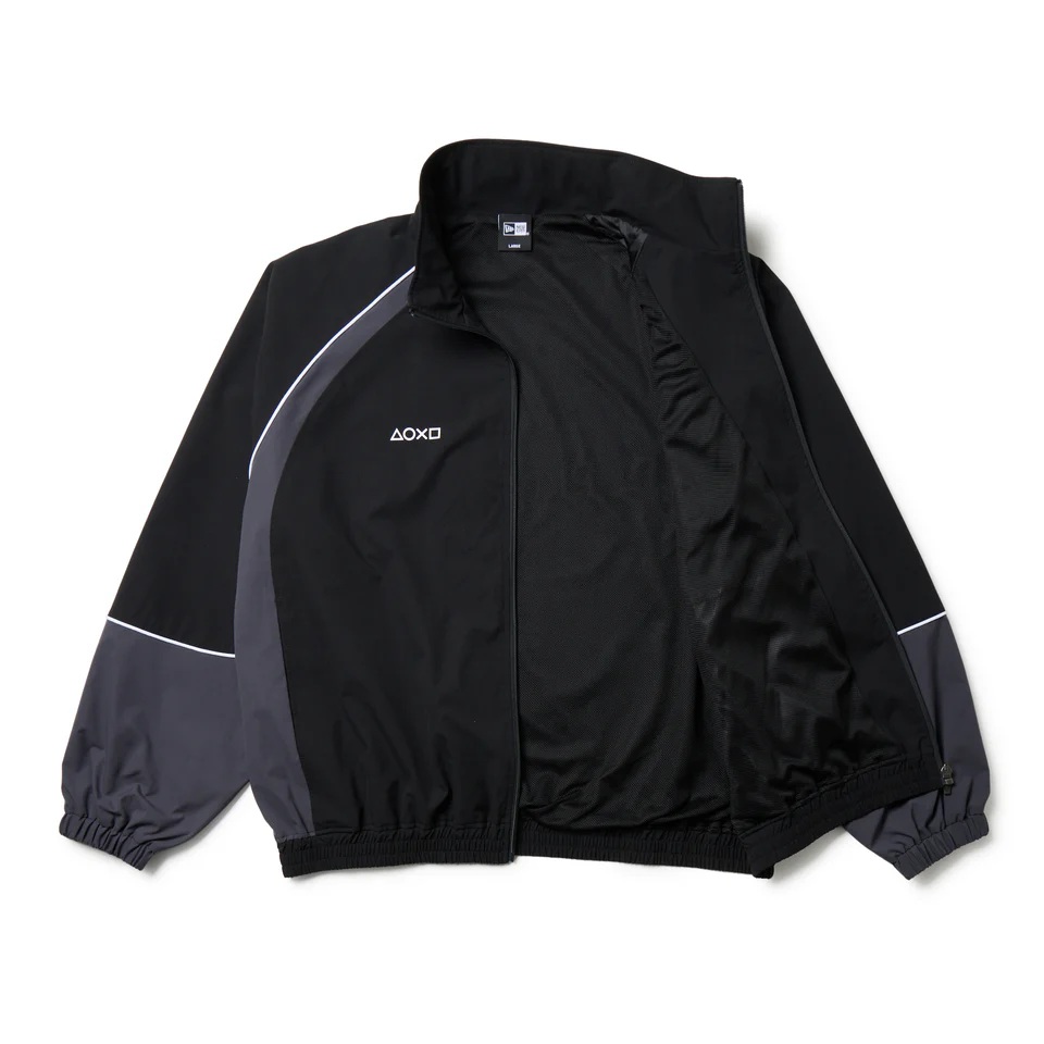 NEW ERA オーバーサイズド パイピング トラックジャケット PlayStation