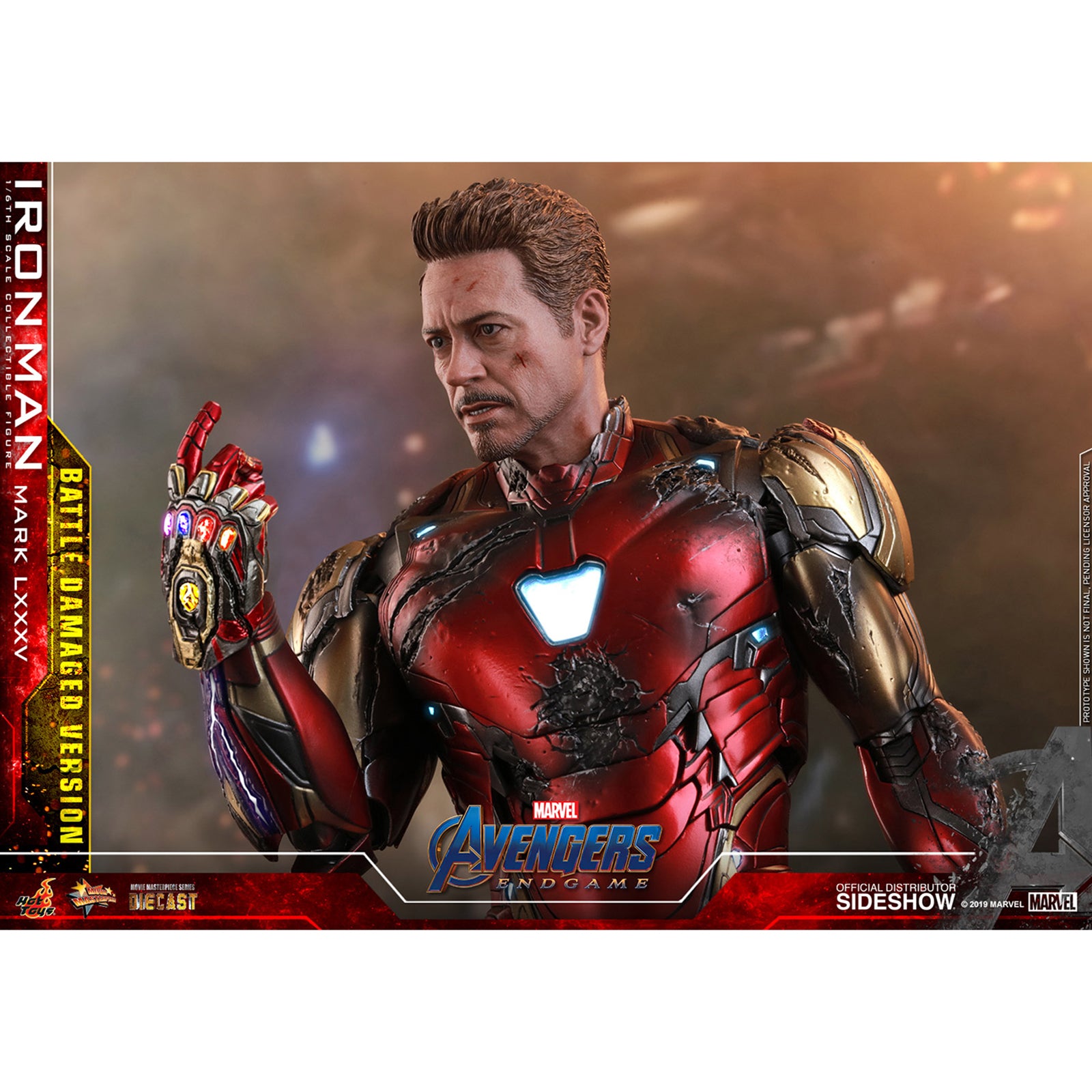 Hot Toys Marvel Iron Man Battle Damaged Version Figure | Radar Toys
