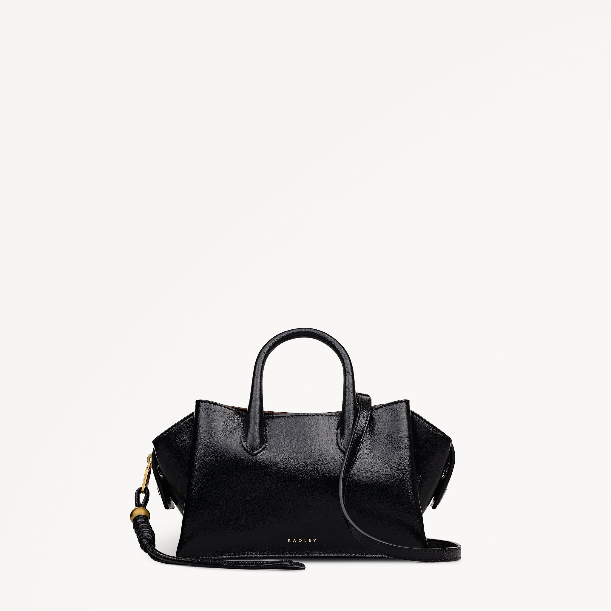 Black Small Ziptop Grab Bag | The Romilly SS26 | Radley London