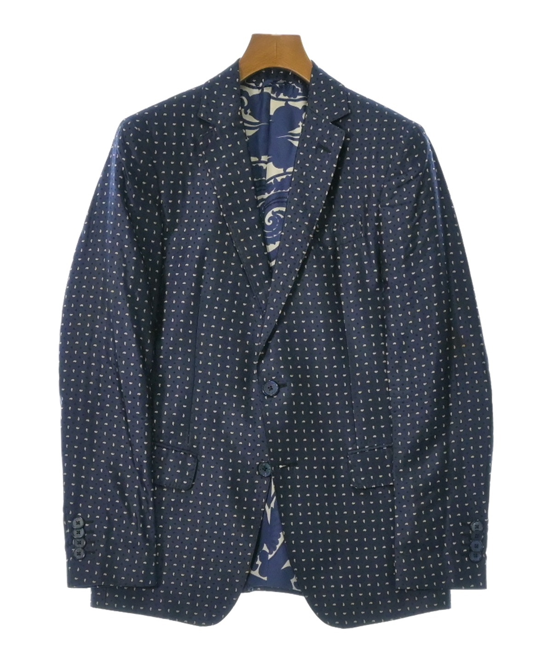 ETRO（エトロ）ジャケット 紺 サイズ:46(M位) メンズ/2200431606095