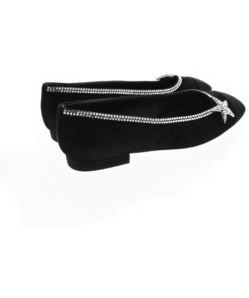 CHANEL（シャネル）バレエシューズ/オペラシューズ 黒 サイズ:35(21.5