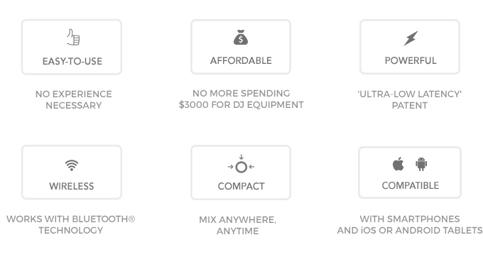 Mixfader｜新発想のスマートDJデバイス「ミックスフェイダー