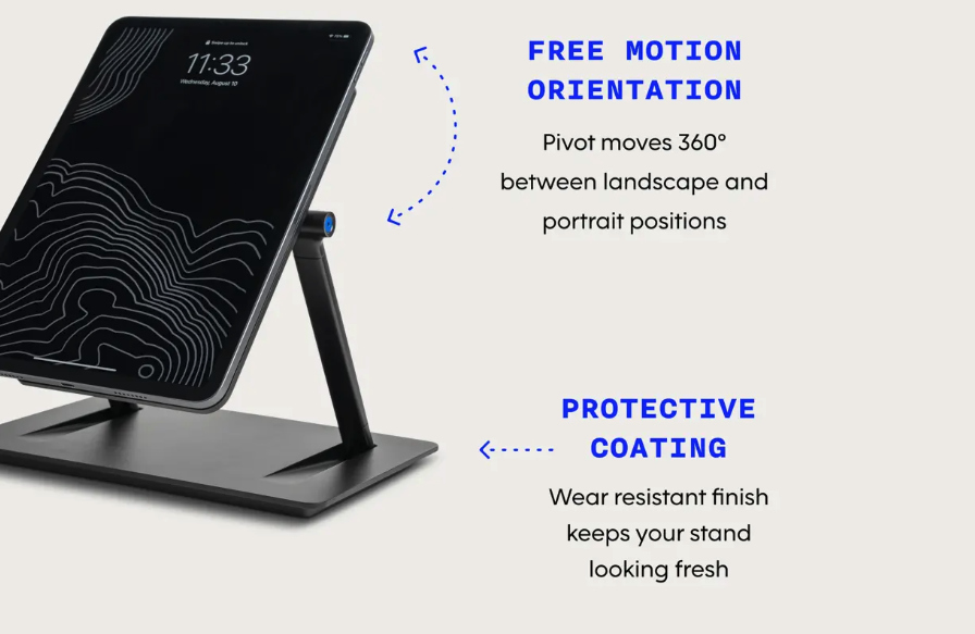 Infinity Adjust Stand｜自由に調整可能なiPadスタンド - ガジェットの