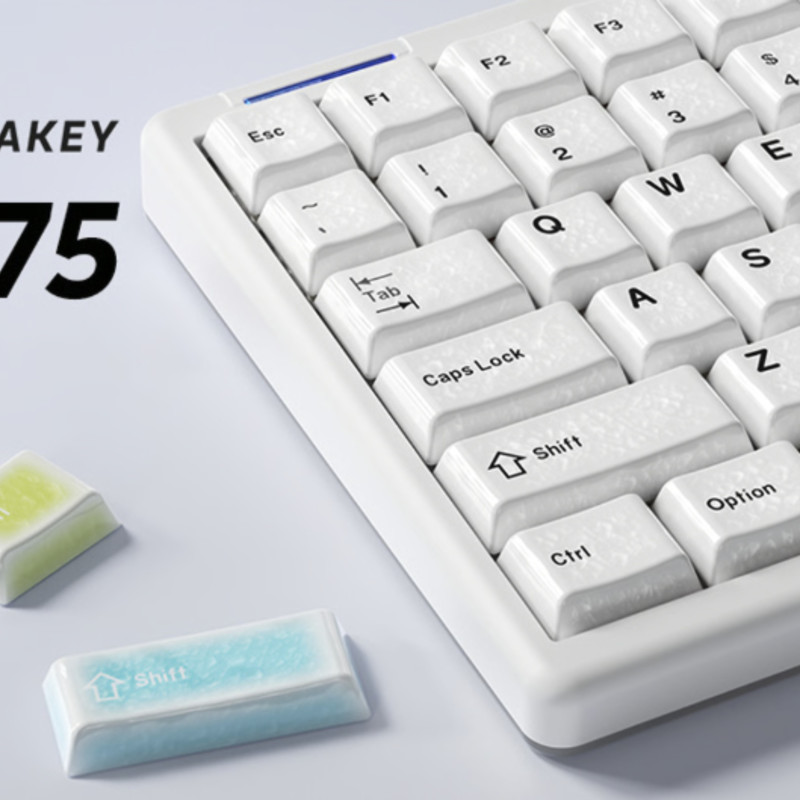 ZEN75｜セラミックキーキャップのロープロファイルキーボード