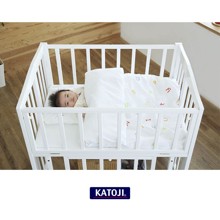 カトージ レンタル 里帰り出産にも便利な折りたたみ式で組立も簡単な