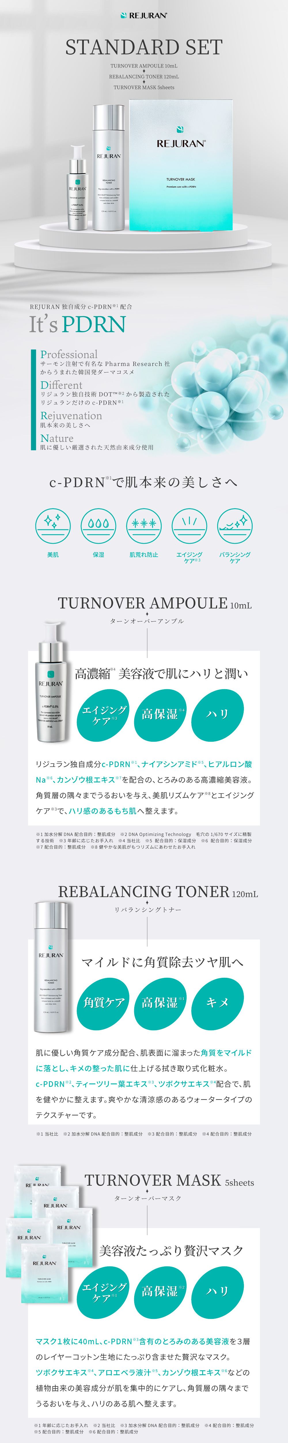楽天市場】【リジュラン公式 スタンダードセット】 REJURAN リジュラン