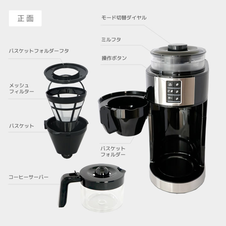 未開封品】澤井珈琲 ミル付き 全自動 コーヒーメーカー SWC-381 廃番