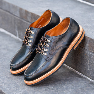 Norway Split Toe - Black Milled Shell Cordovan | Rancourt & Co