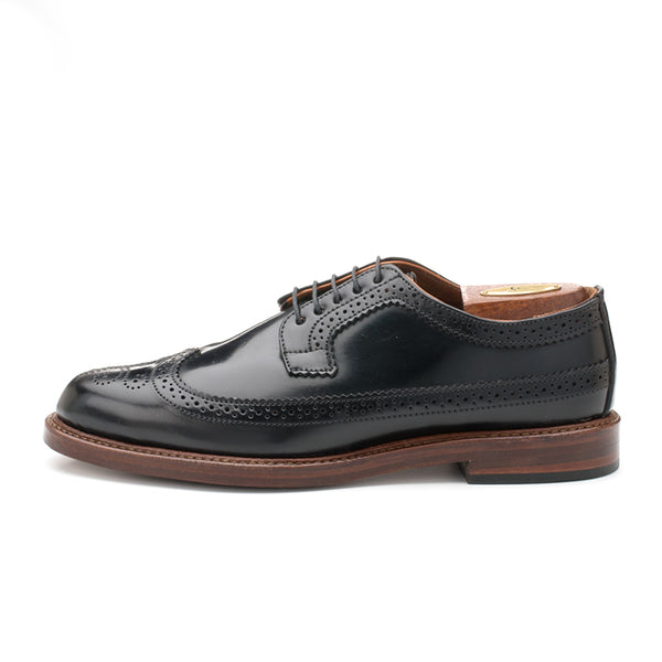Chandler Longwing - Black Shell Cordovan | Rancourt & Co. | Men's