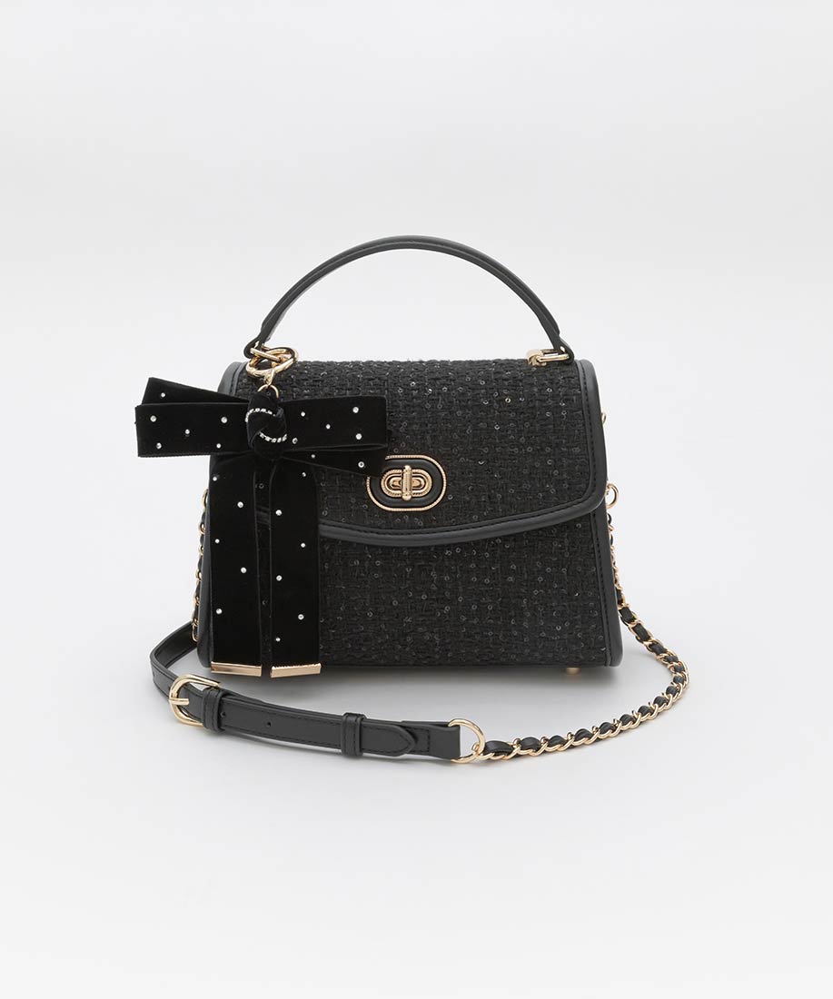 Holiday Collection】2WAY リボンチャームハンドバッグRANDA公式サイト