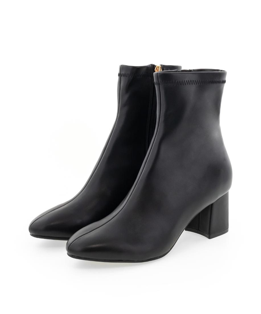 ソフトストレッチチャンキーヒールショートブーツRANDA公式サイト