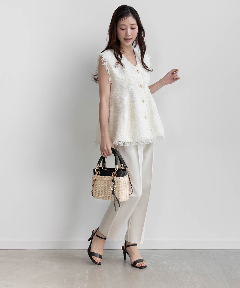 2WAY ラタンスクエアハンドバッグRANDA公式サイト