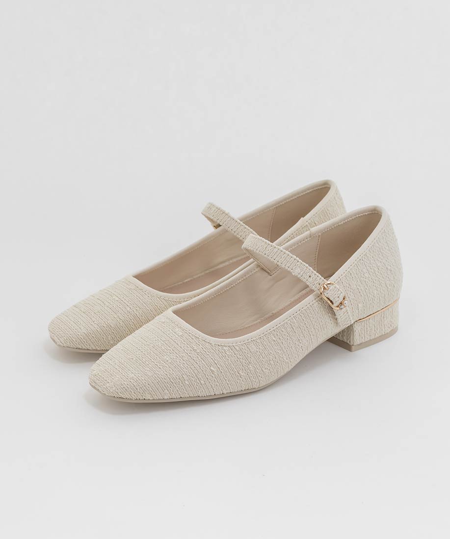 Heart Collection】2WAY シアーリボンハートフラットパンプスRANDA公式