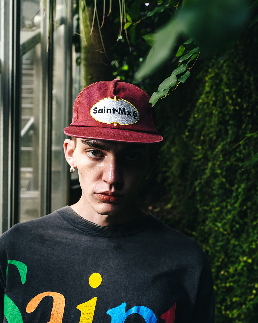 SAINT Mxxxxxx]5PANEL CAP/EAT ME/BURGUNDY(SM-HR8-0000-076) – R&Co.