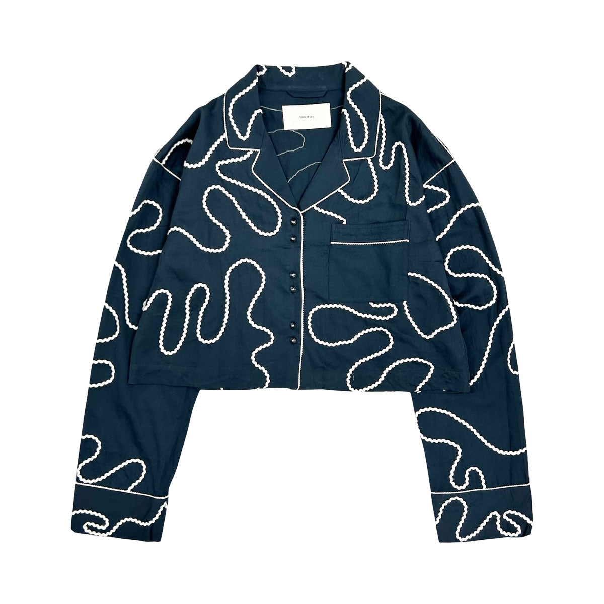TODAYFUL]Embroidery Pajamas Shirts/NAVY(12510410) – R&Co.