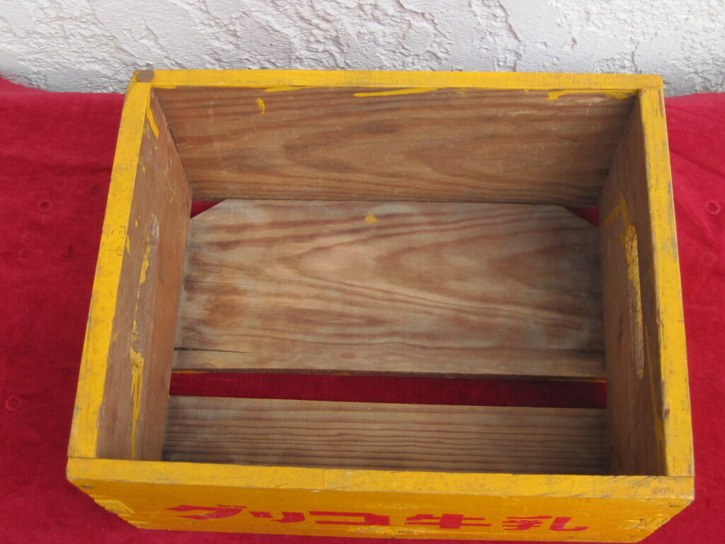 昭和レトロ】グリコ ☆牛乳箱 アンティーク コレクション 骨董 レア ⑥