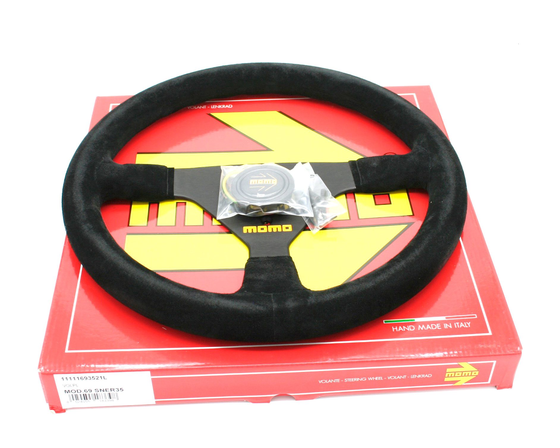 Ferrari F355 MOMO Mod. 69 Suede 350mm Steering Wheel Kit