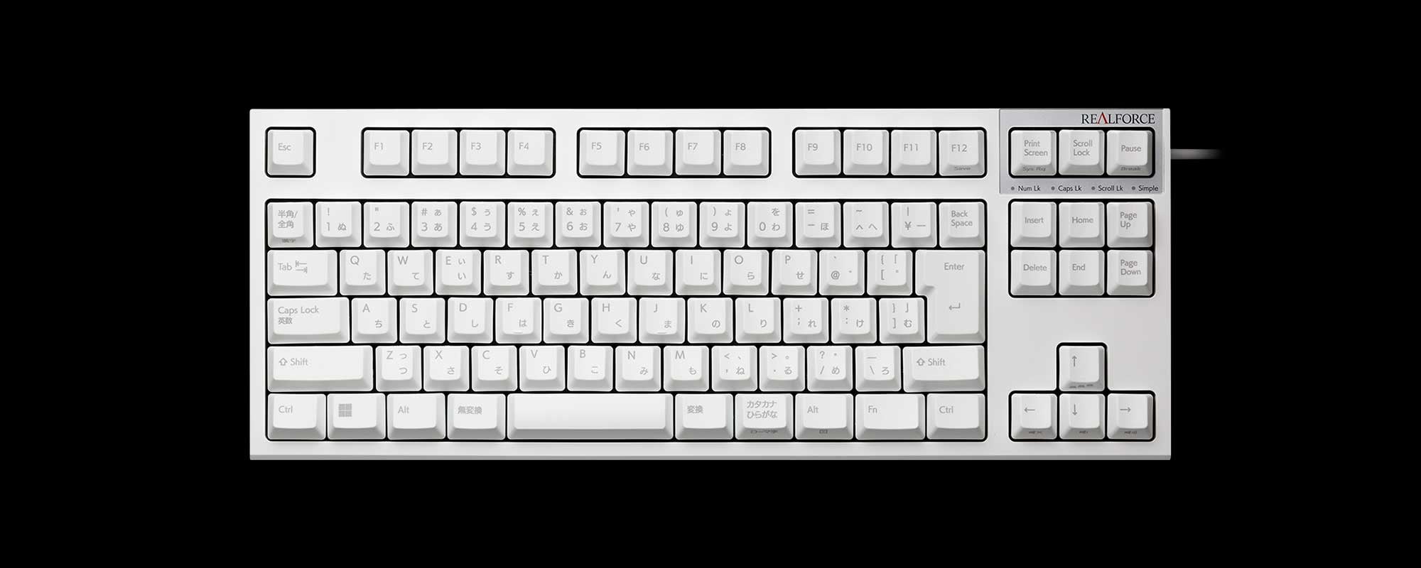 製品 : REALFORCE / R3SC41 | REALFORCE | 日本製プレミアムキーボード