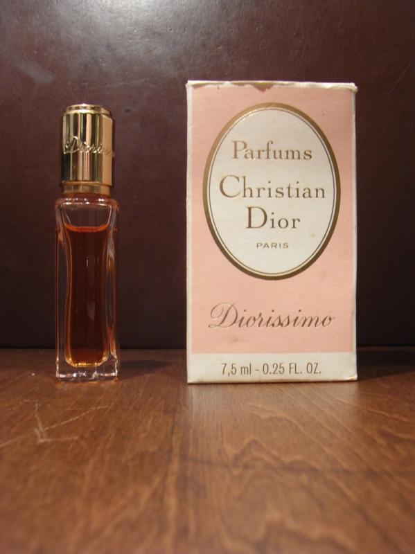 Christian Dior Diorissimoヴィンテージ香水瓶、ミニチュア香水ボトル