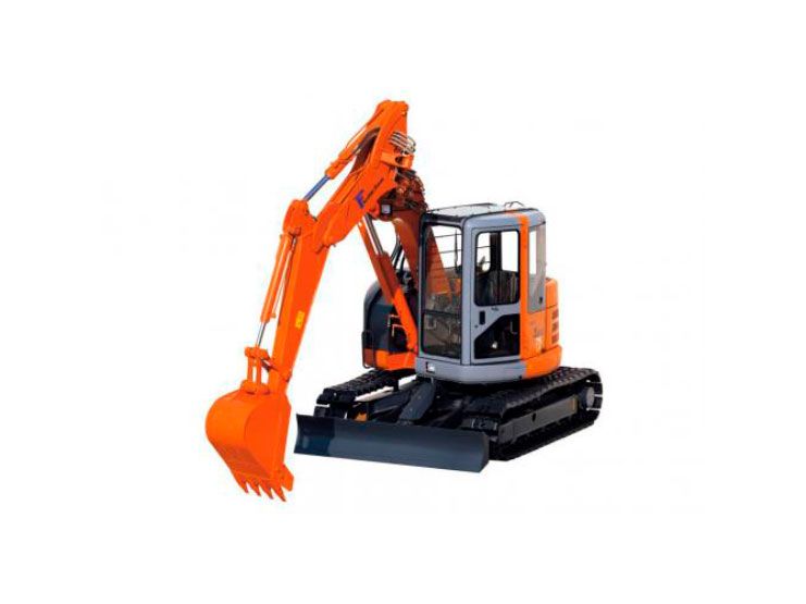 Rent a Hitachi ZX75 UR Mini Excavator starting @ $420/day